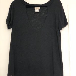 Chocker and Deep V T-shirt
